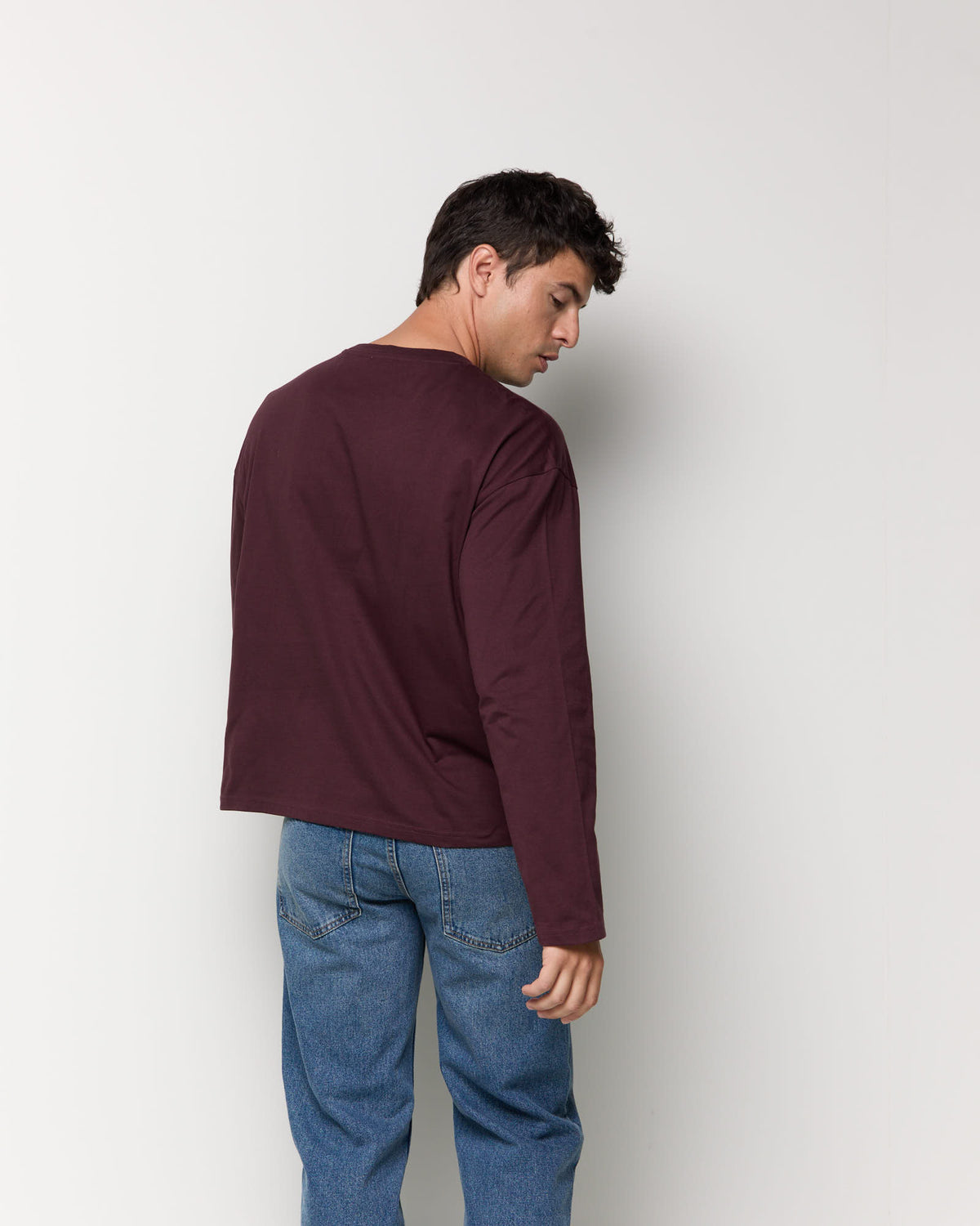Camiseta manga larga boxy