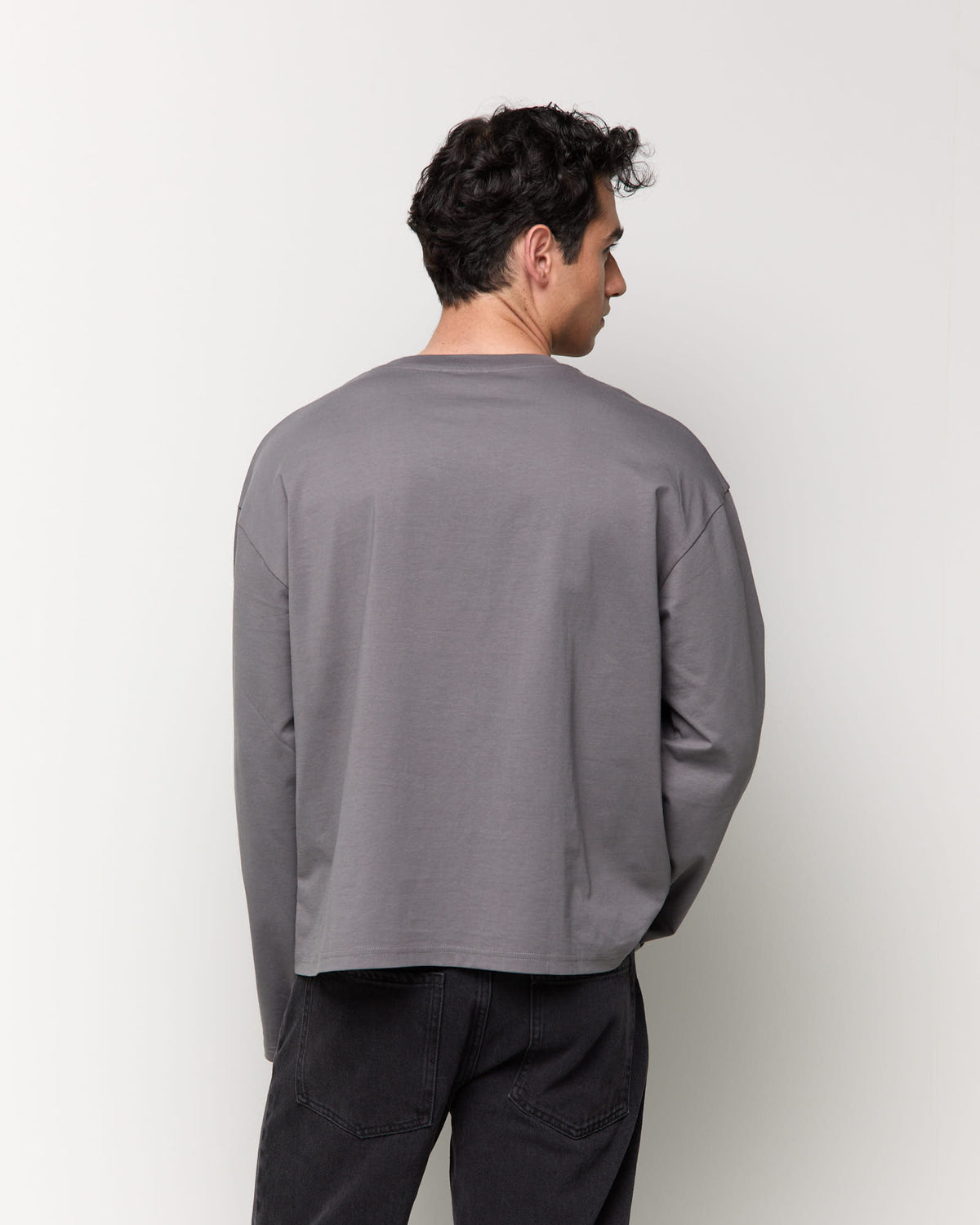 Camiseta manga larga boxy