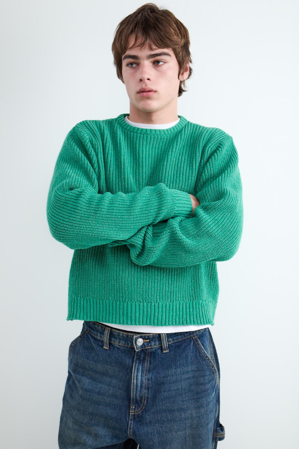 Jersey Cuello Redondo Sólido