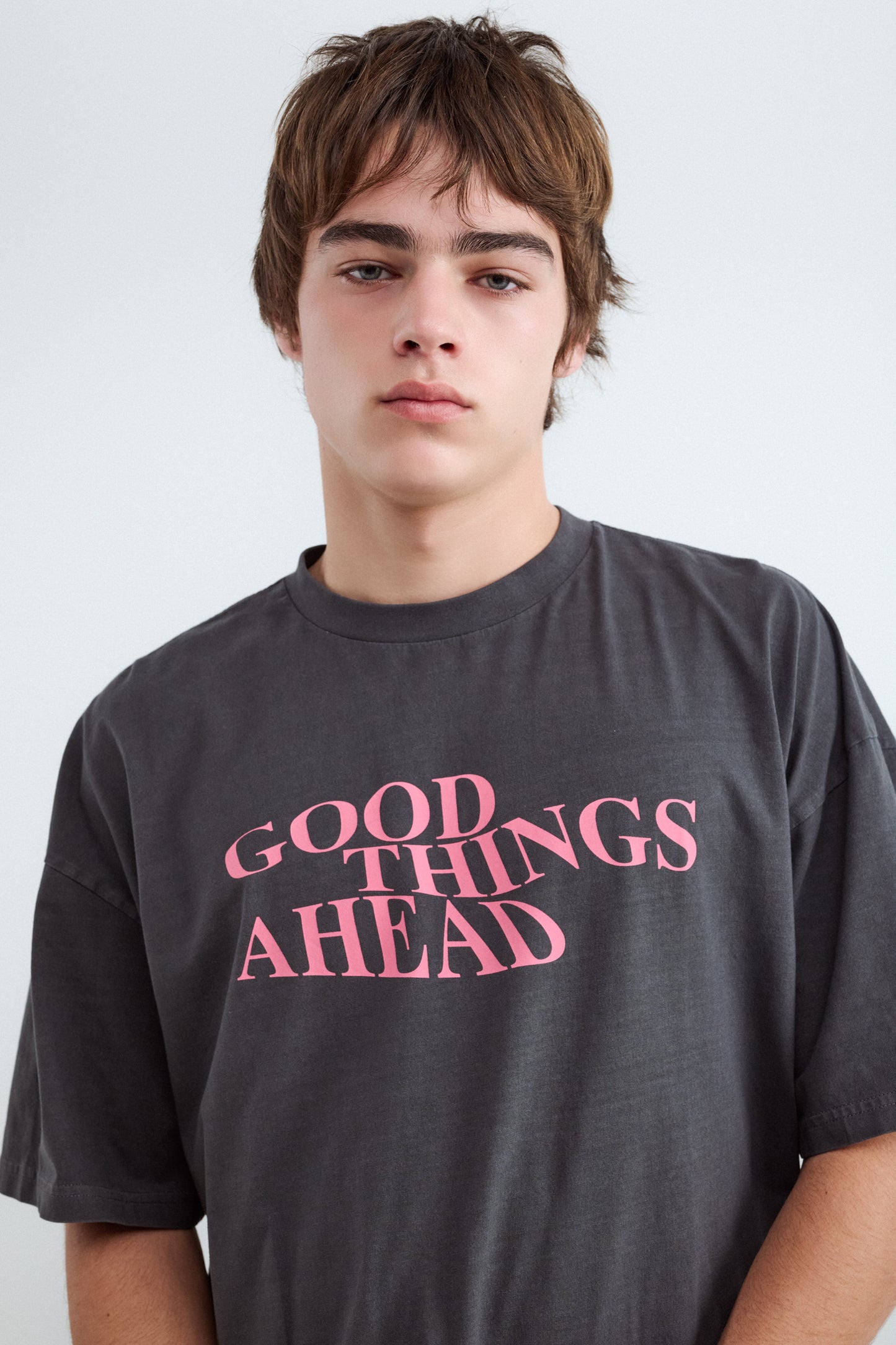 BAL TSHIRT GOOD THINGS BOXY SS - Gray
