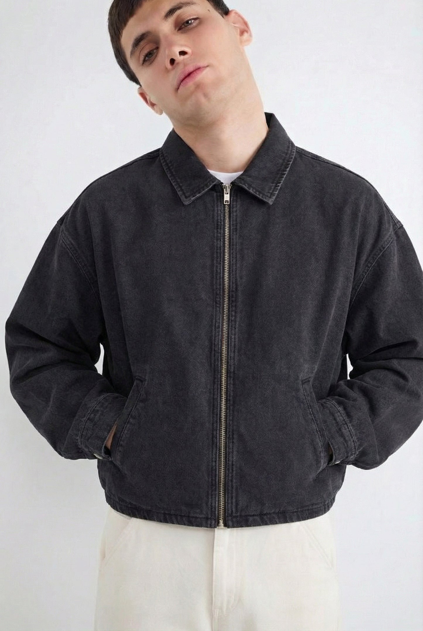 BAL BASIC DENIM WORKER - Dark Gray Denim