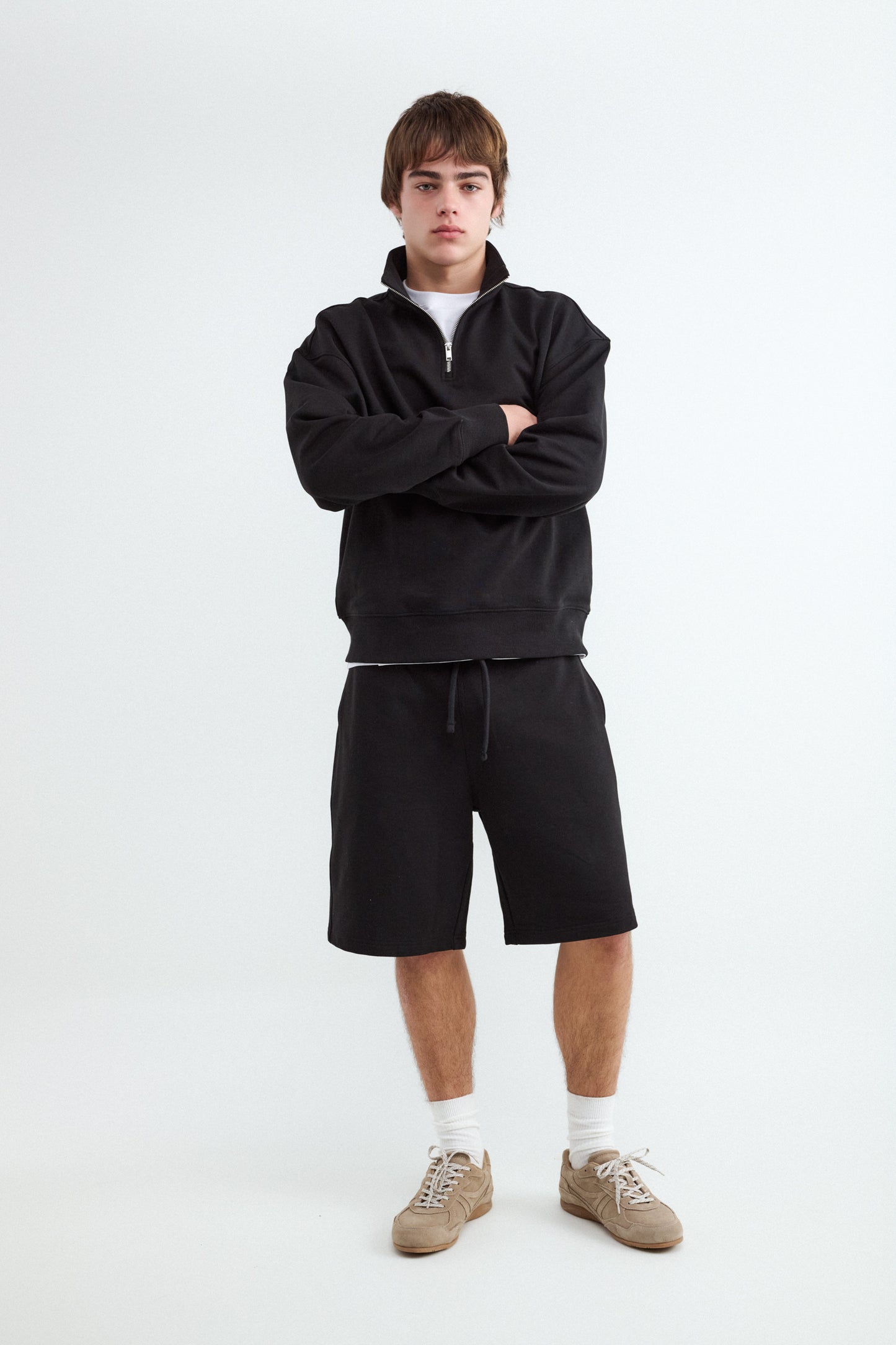 Zip Neck Sweatshirt