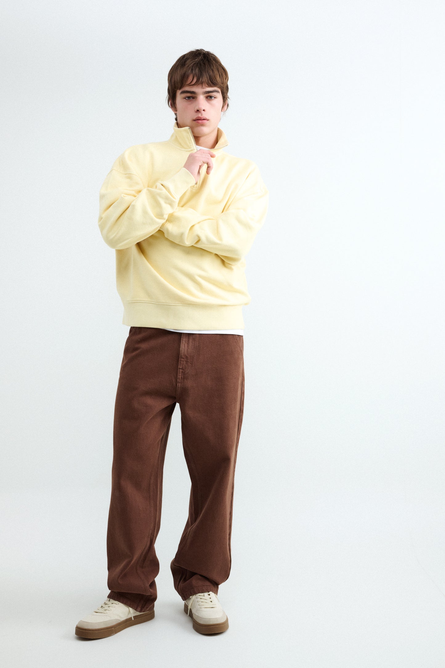 Zip Neck Sweatshirt
