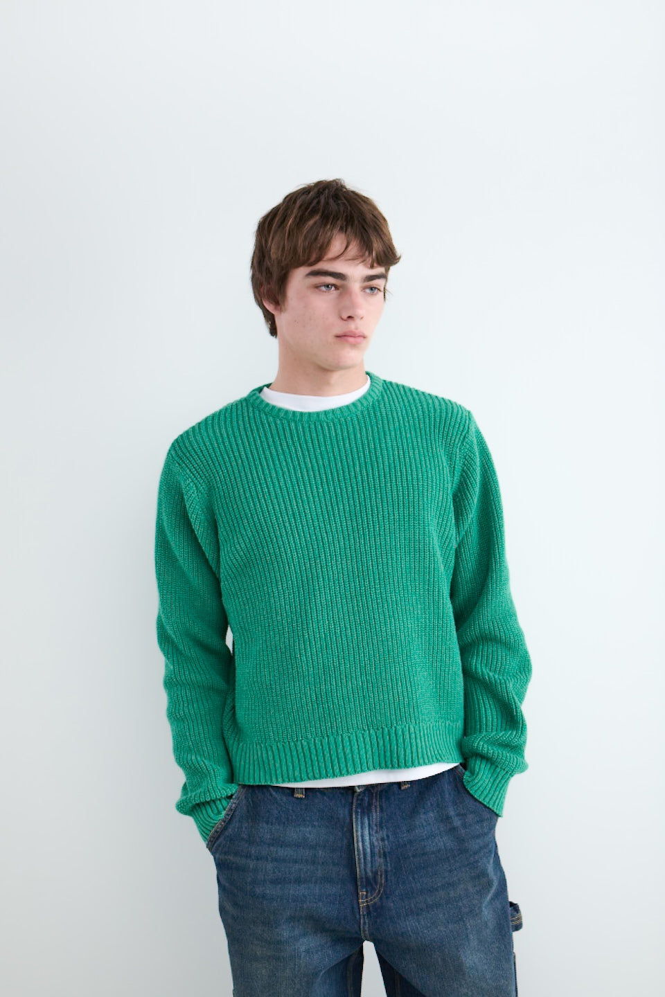 Jersey Cuello Redondo Sólido