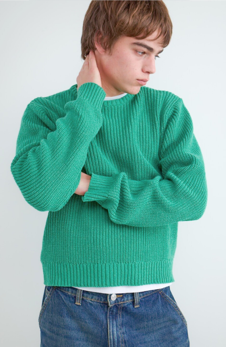 Jersey Cuello Redondo Sólido