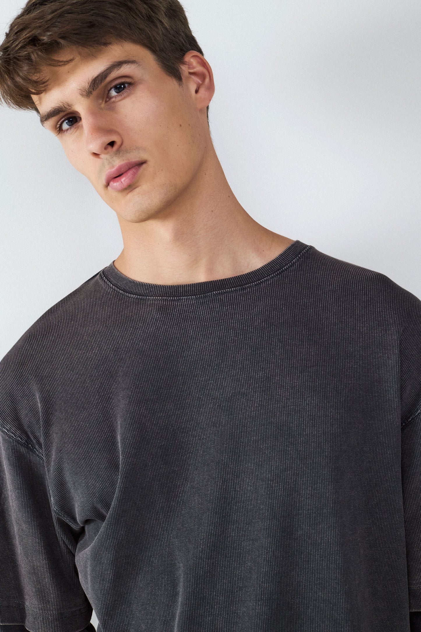 Camiseta Manga Larga Efecto Lavado