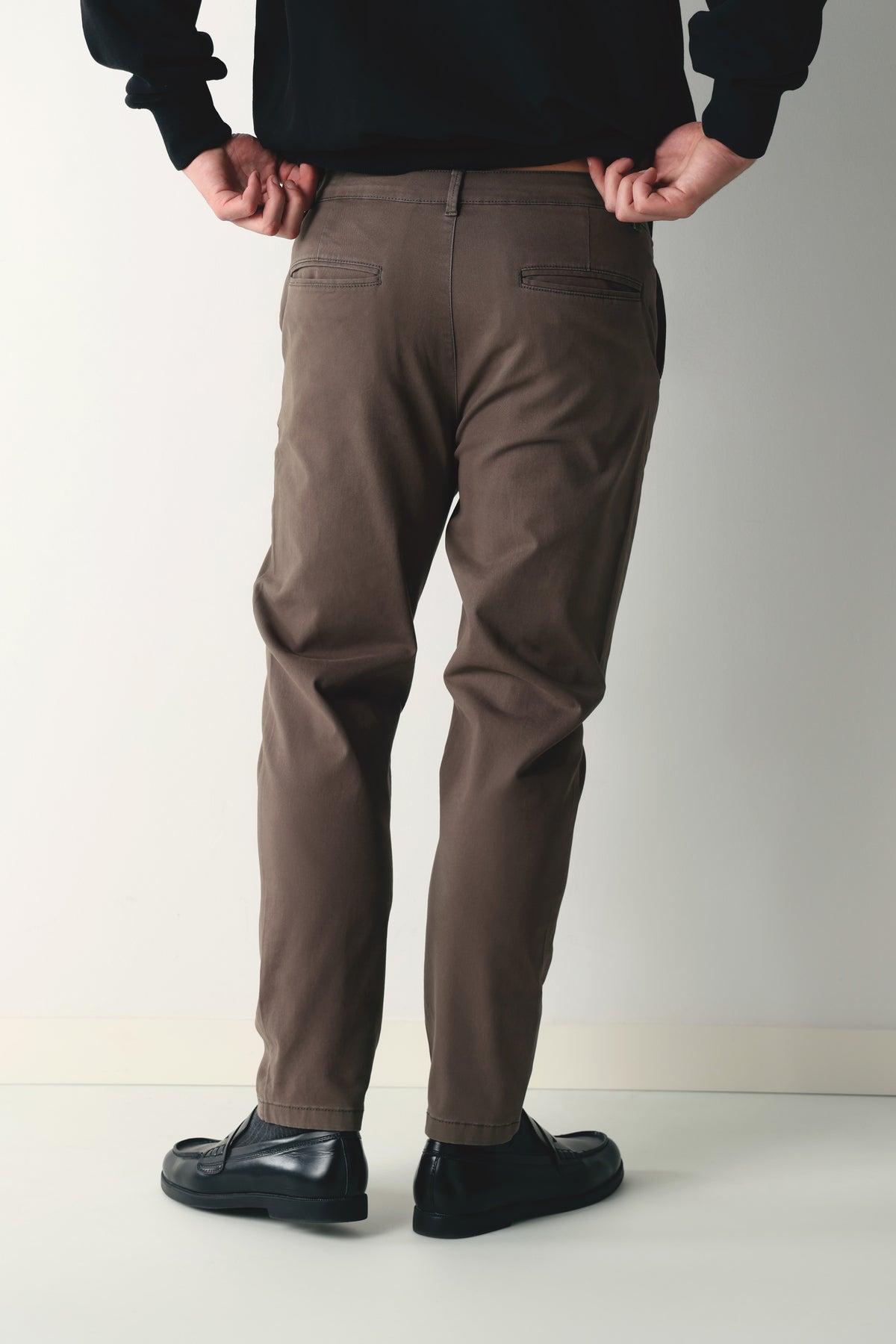 Slim Chino Trousers - Anthracite