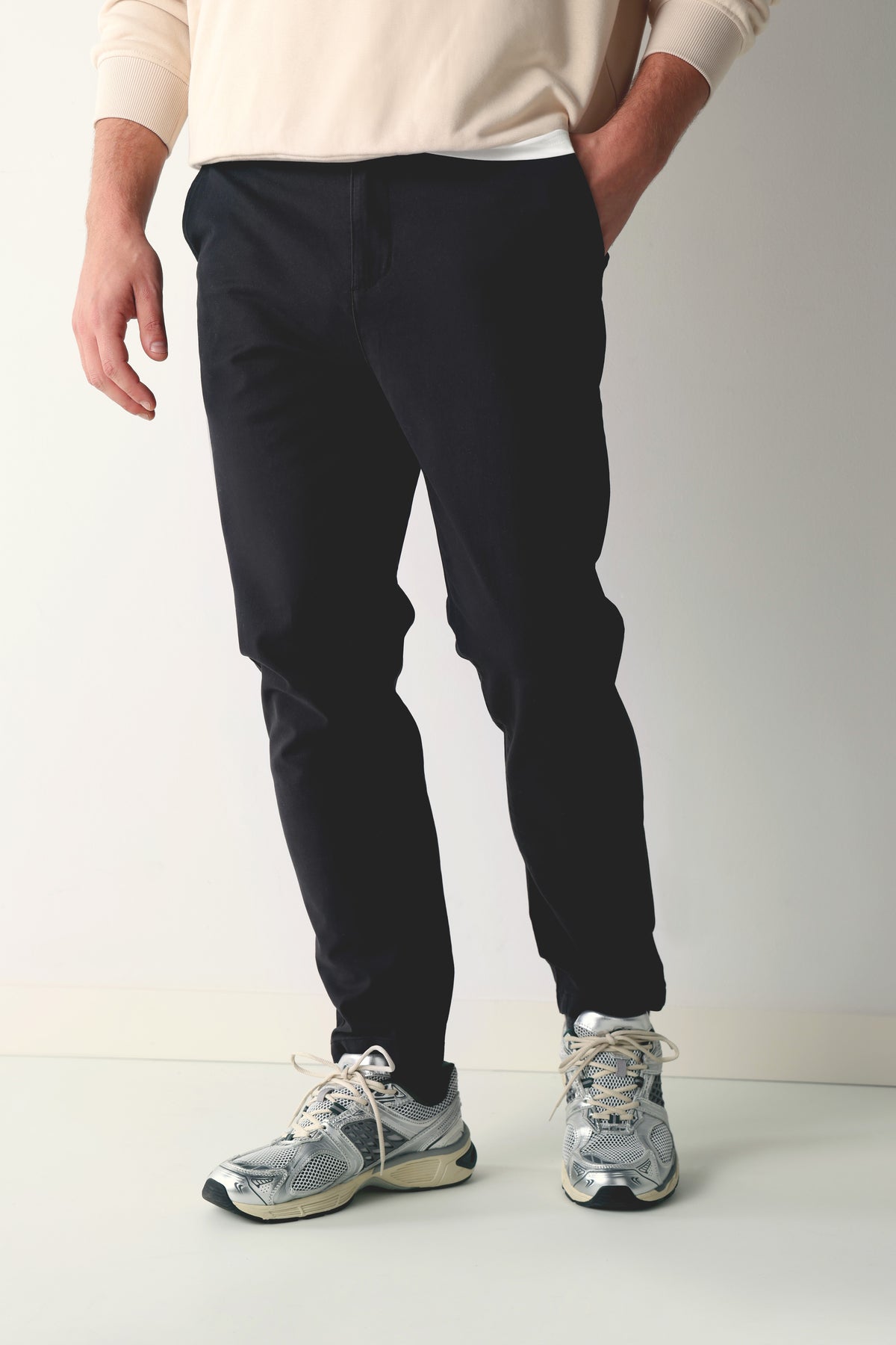Slim Chino Pants - Black