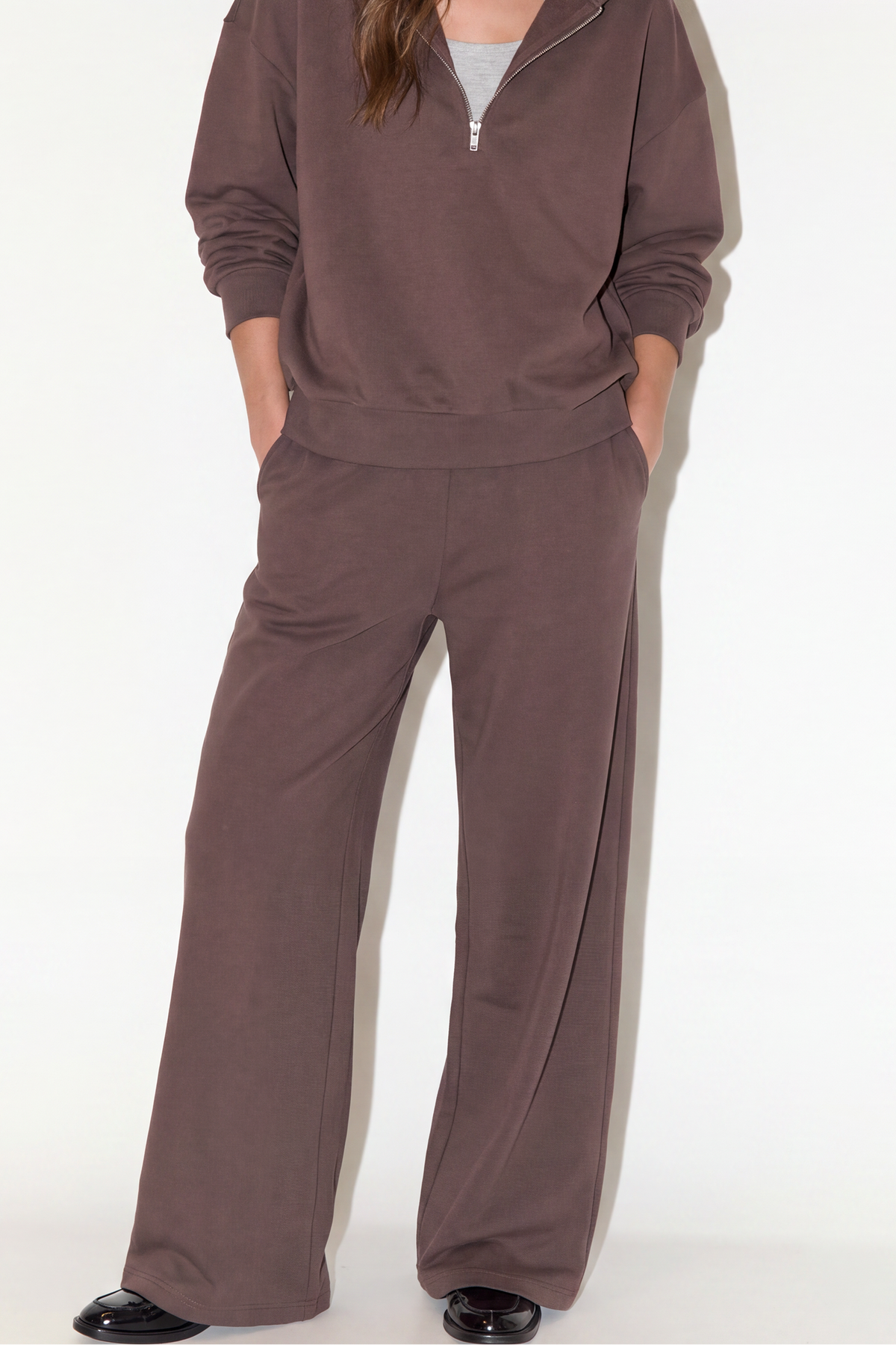 Pantalón wide leg con modal