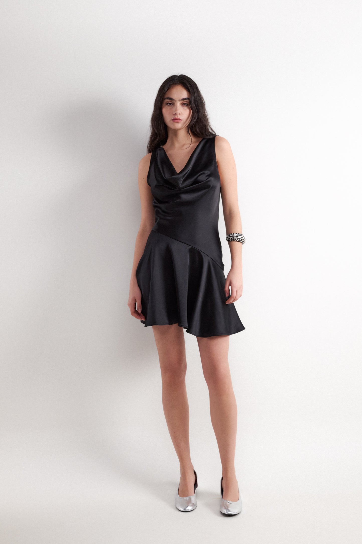Draped dress