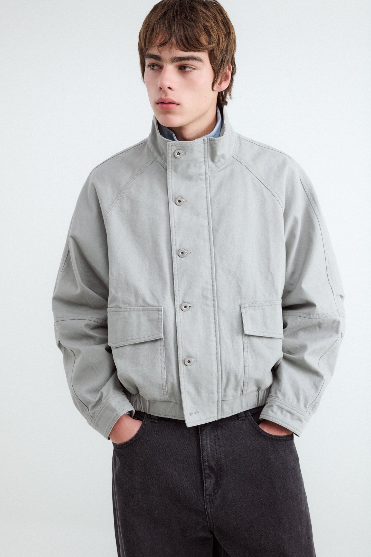 High Neck Bomber Jacket