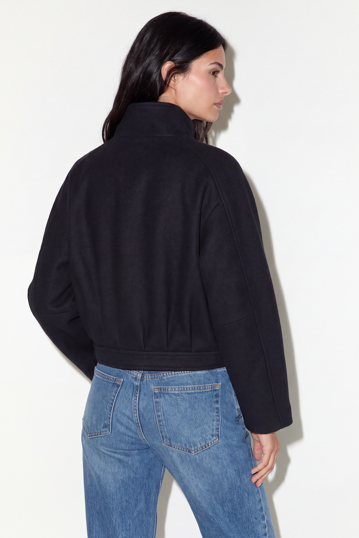 CAZADORA BOMBER CUELLO SUBIDO