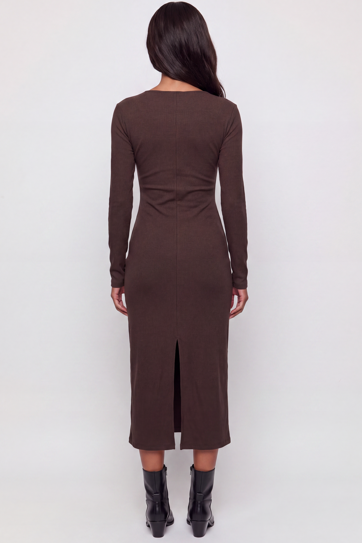 VESTIDO MIDI DRAPEADO