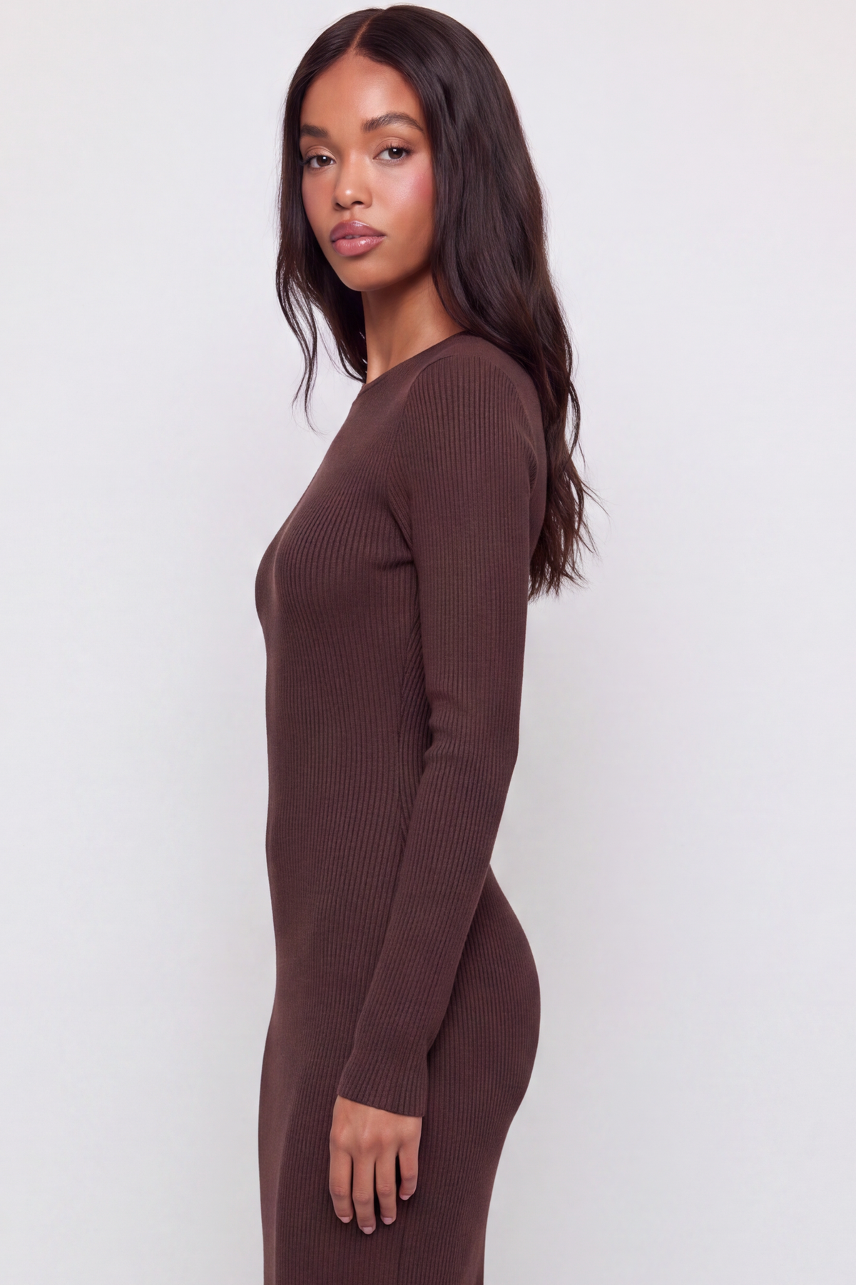 VESTIDO MIDI DRAPEADO