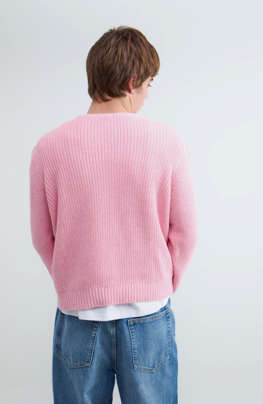 Jersey Cuello Redondo Sólido