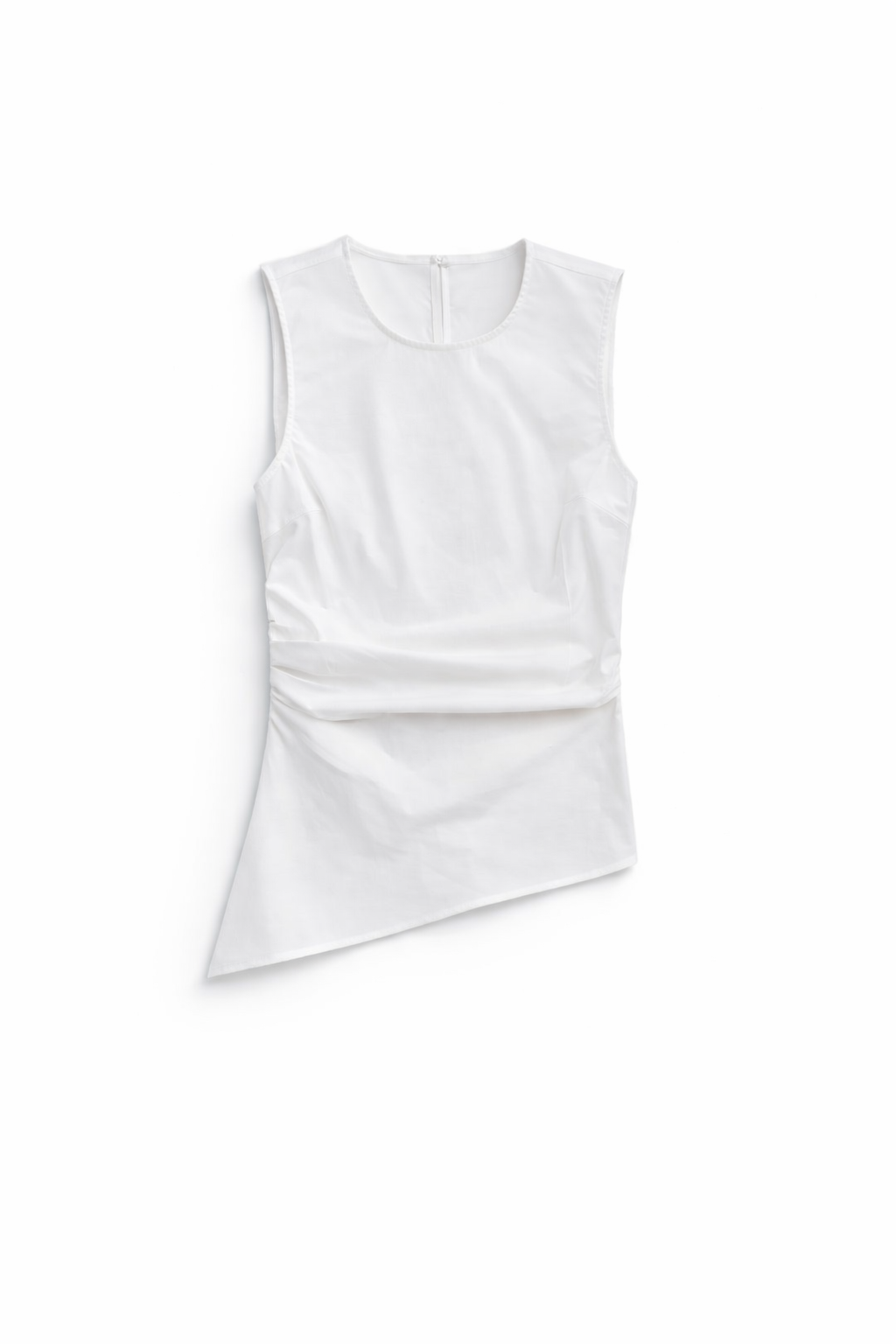 Top sin mangas popelín