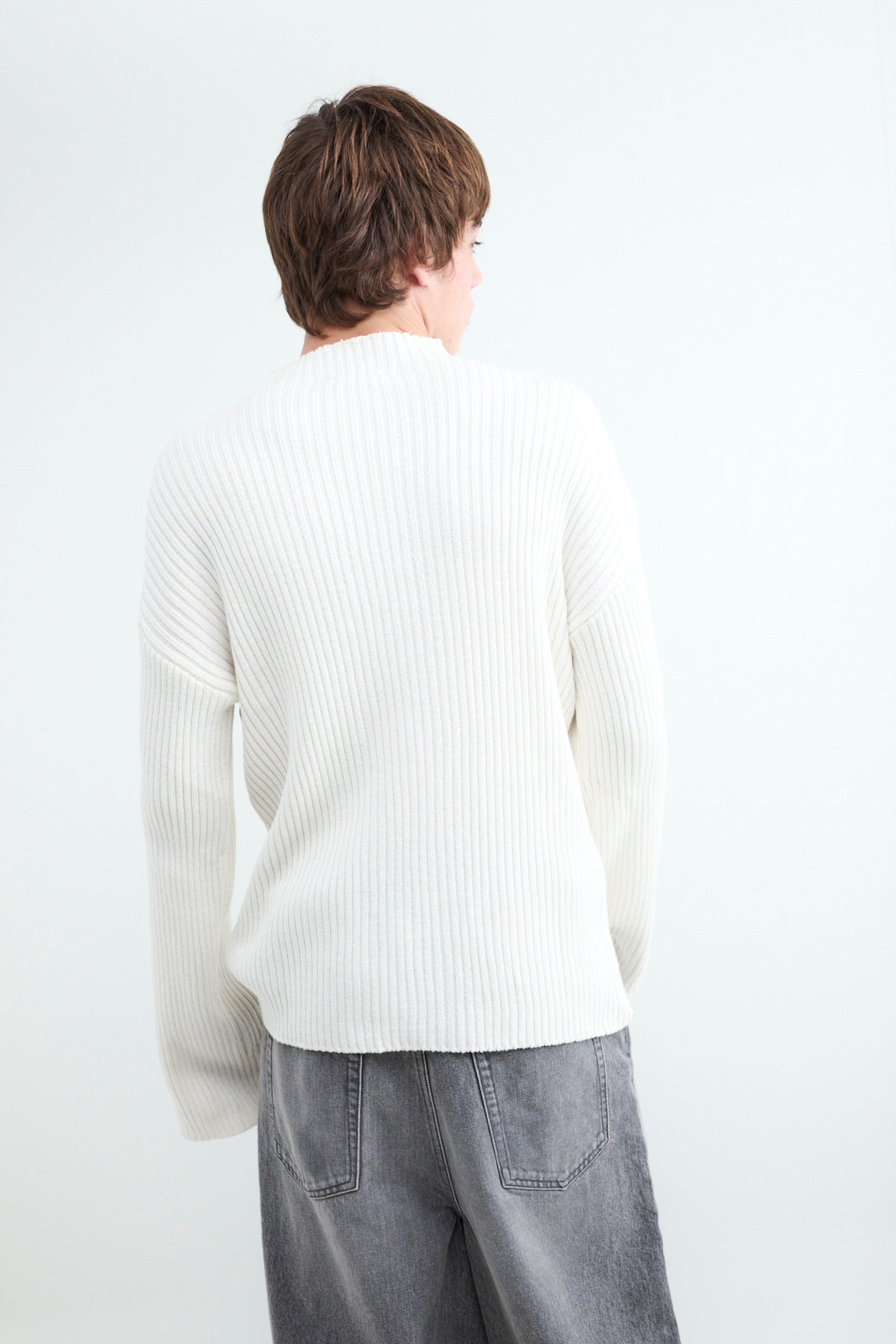 Jersey Cuello Redondo Estampado