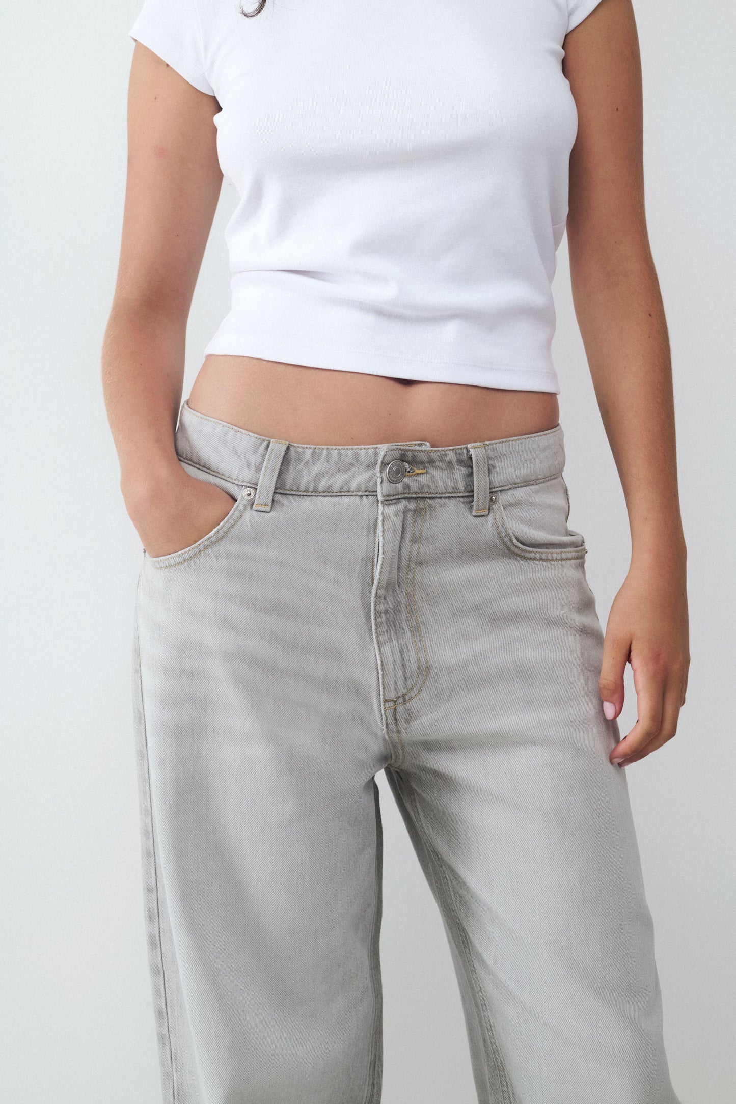 Jeans wide leg loose