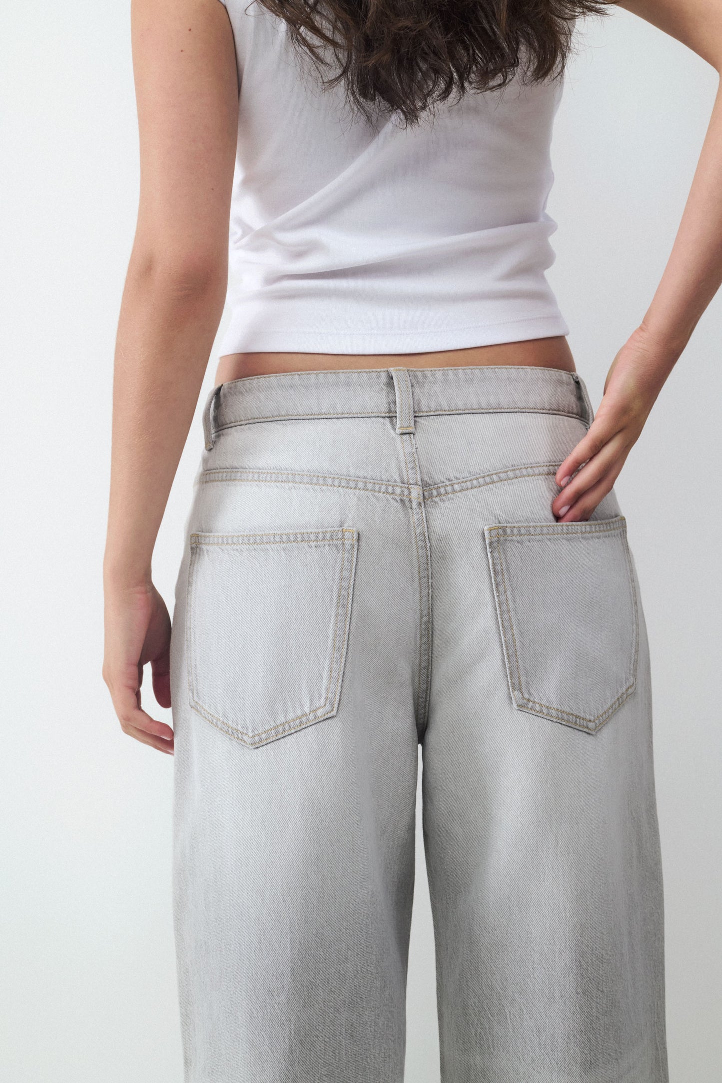 Jeans wide leg loose