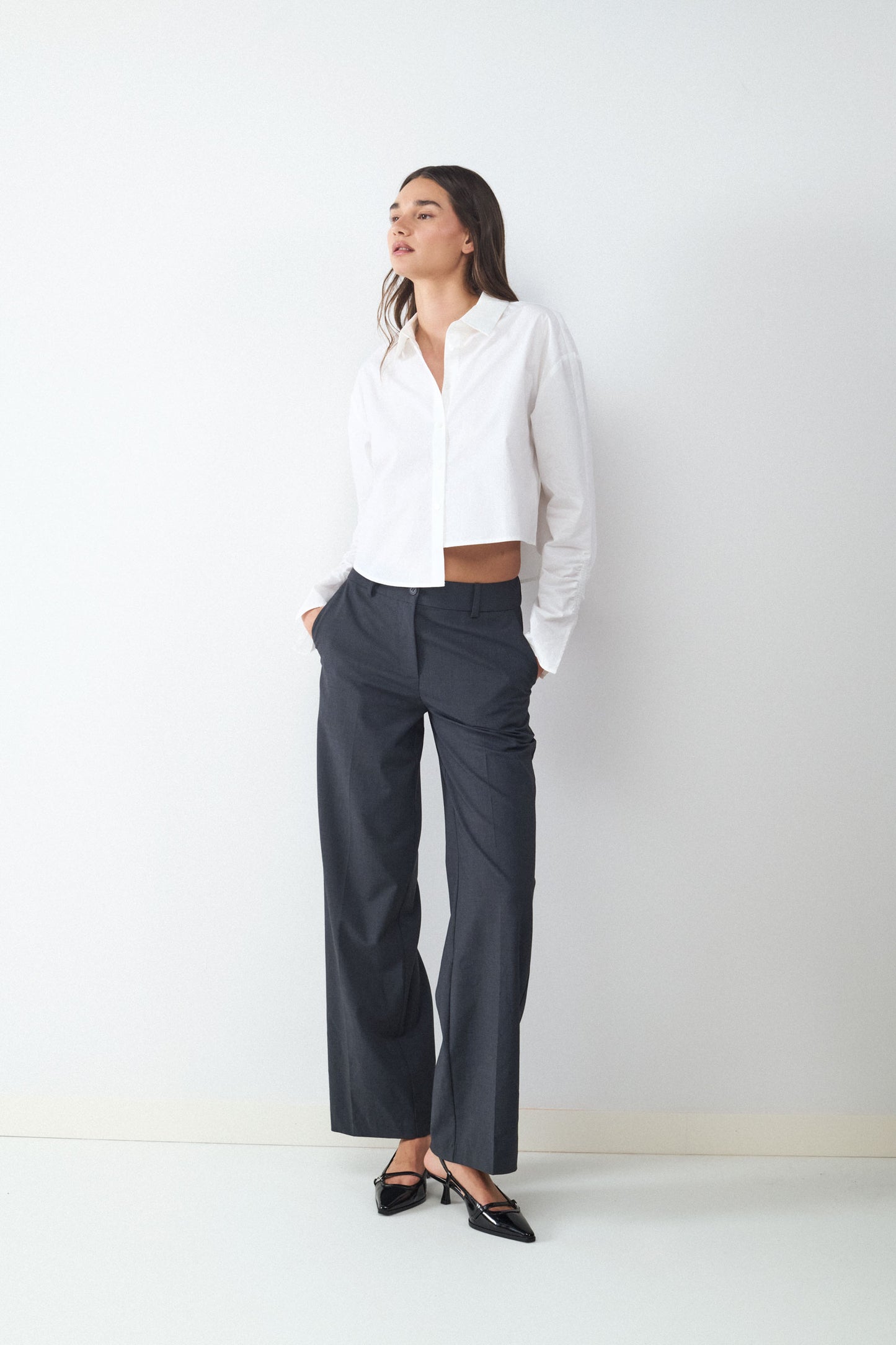 WIDE LEG TROUSERS