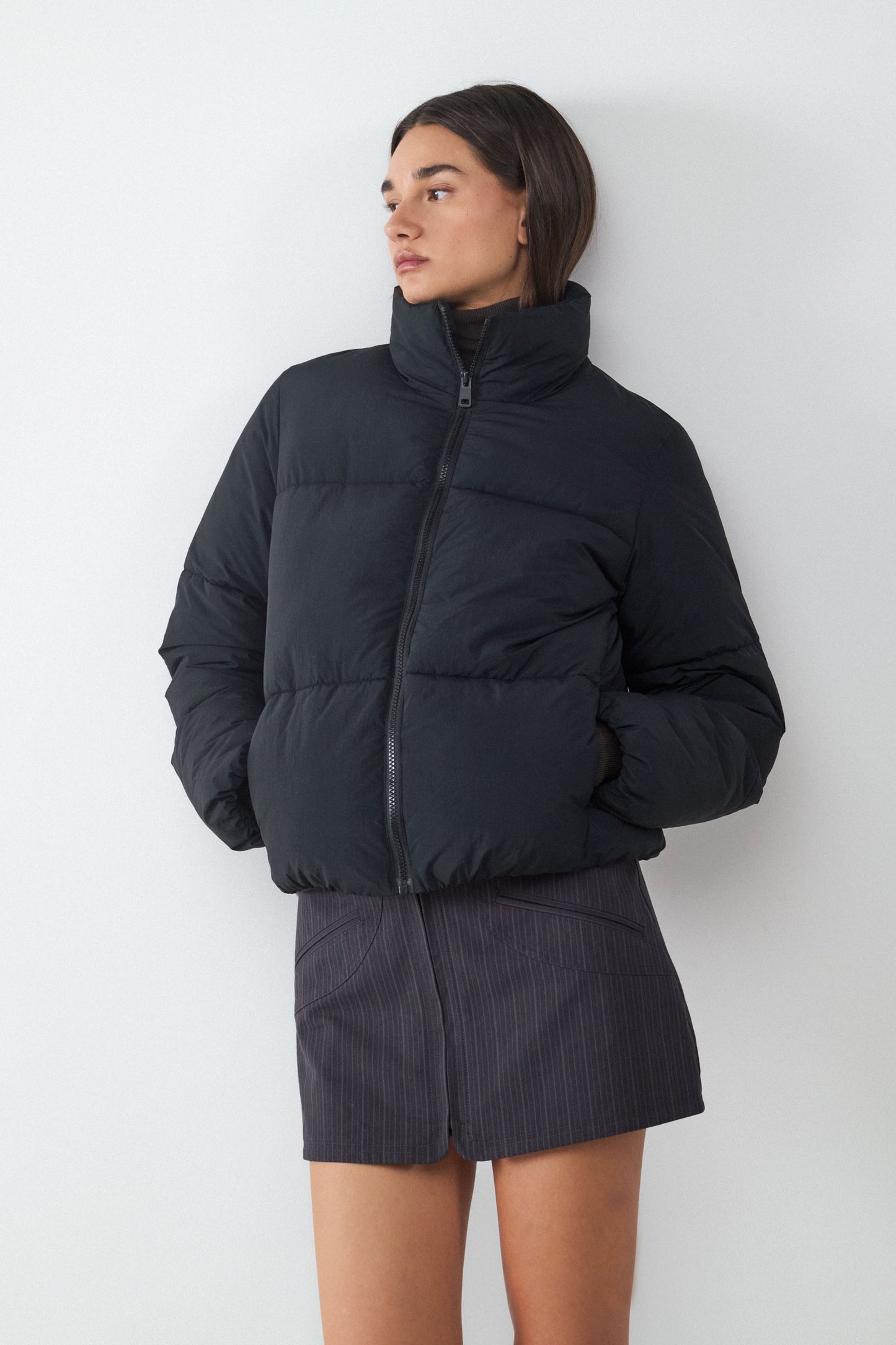 CHAQUETA ACOLCHADA CUELLO ALTO
