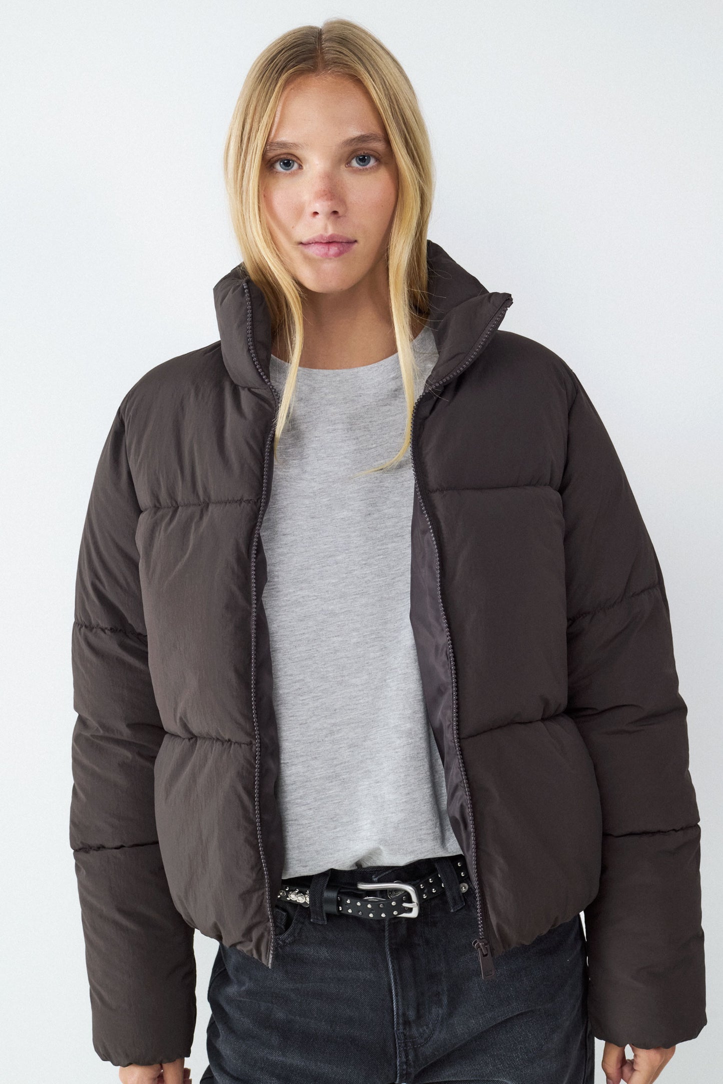 CHAQUETA ACOLCHADA CUELLO ALTO