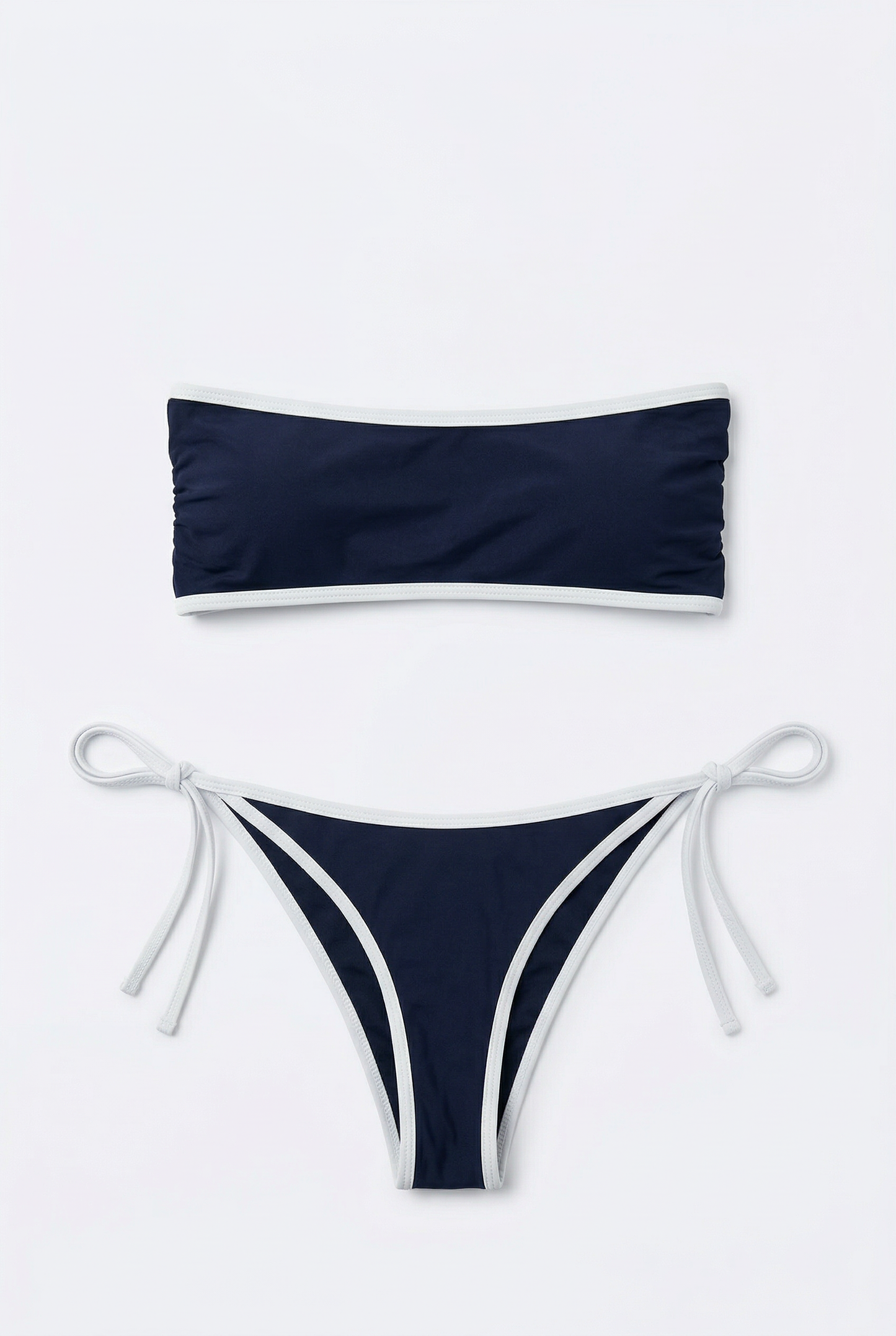 SET Bikini bandeau contraste