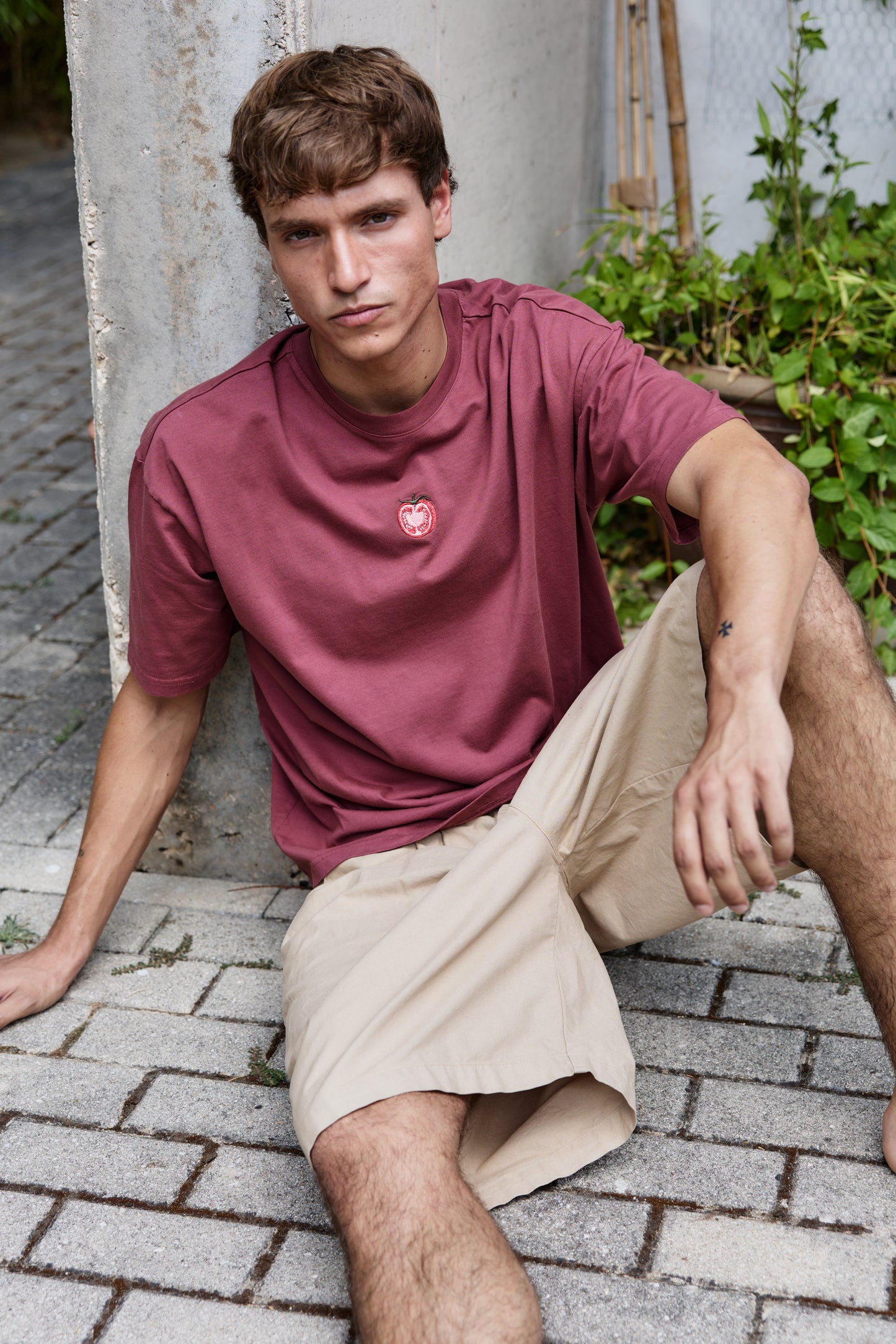 Camiseta relaxed bordado