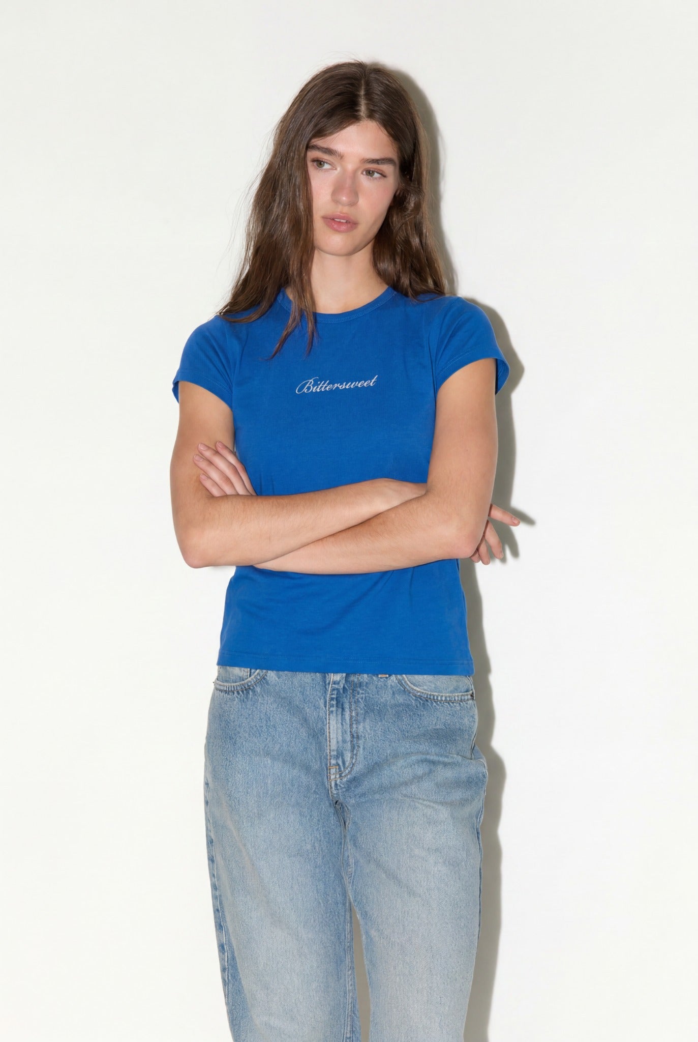 SLIM BLUE T-SHIRT