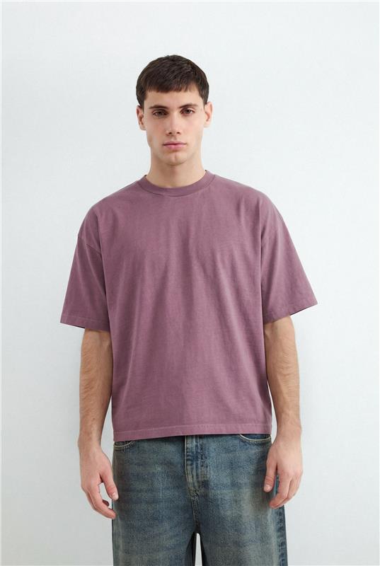 Camiseta Boxy Washed Básica