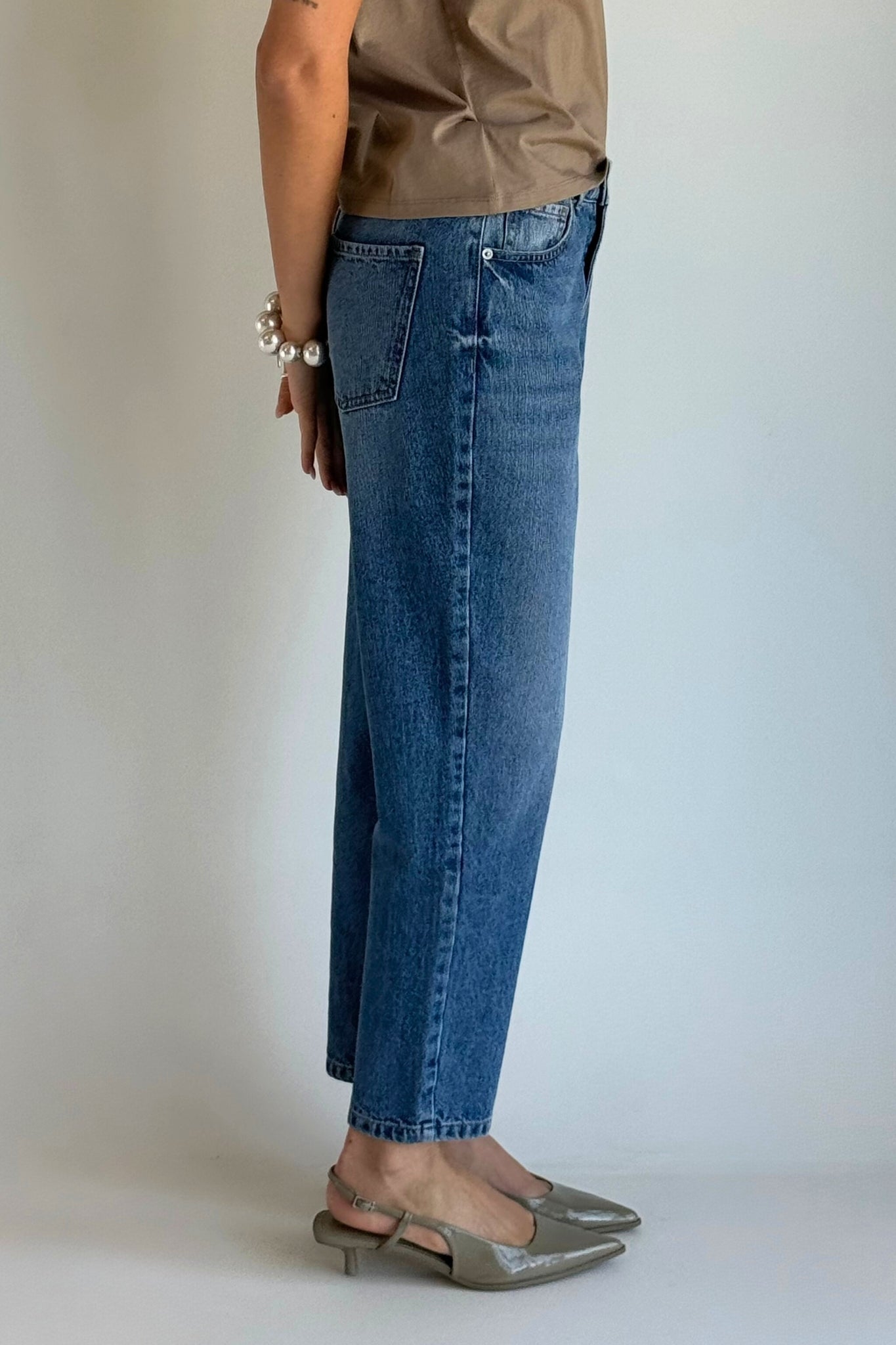 Jeans mom mid rise