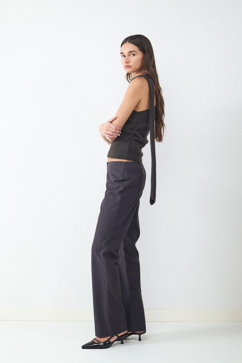 PANTALÓN RECTO CREMALLERA TRAJE