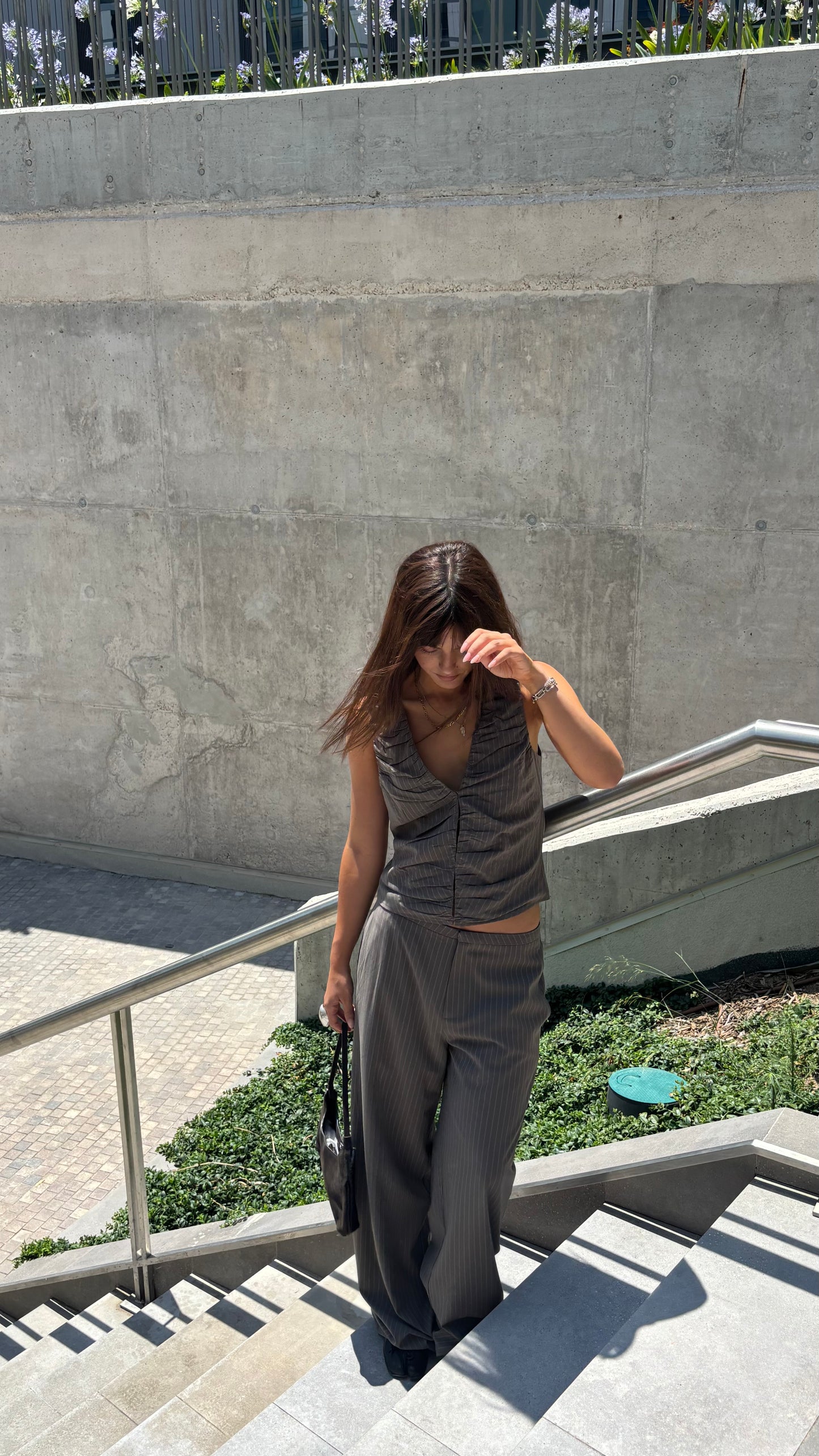 PANTALÓN RECTO RAYA DIPLOMÁTICA