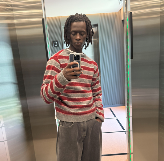 Striped Round Neck Sweater