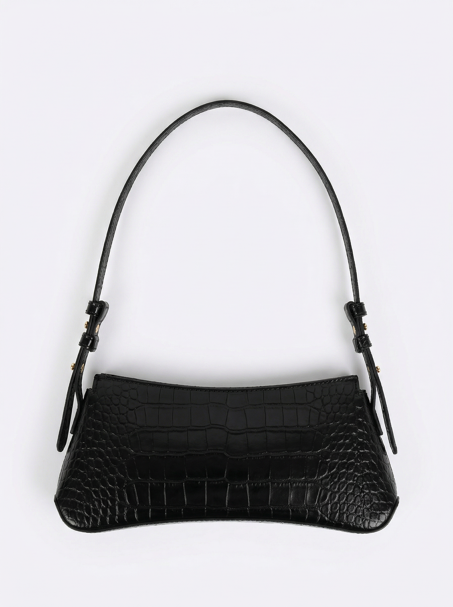 BOLSO BAGUETTE EFECTO COCODRILO