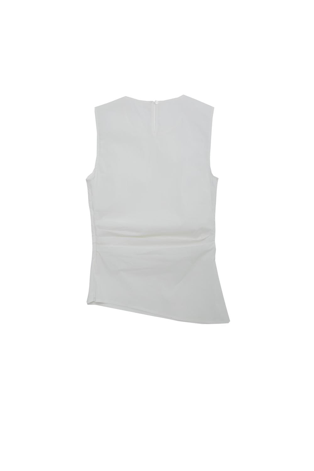 Top sin mangas popelín