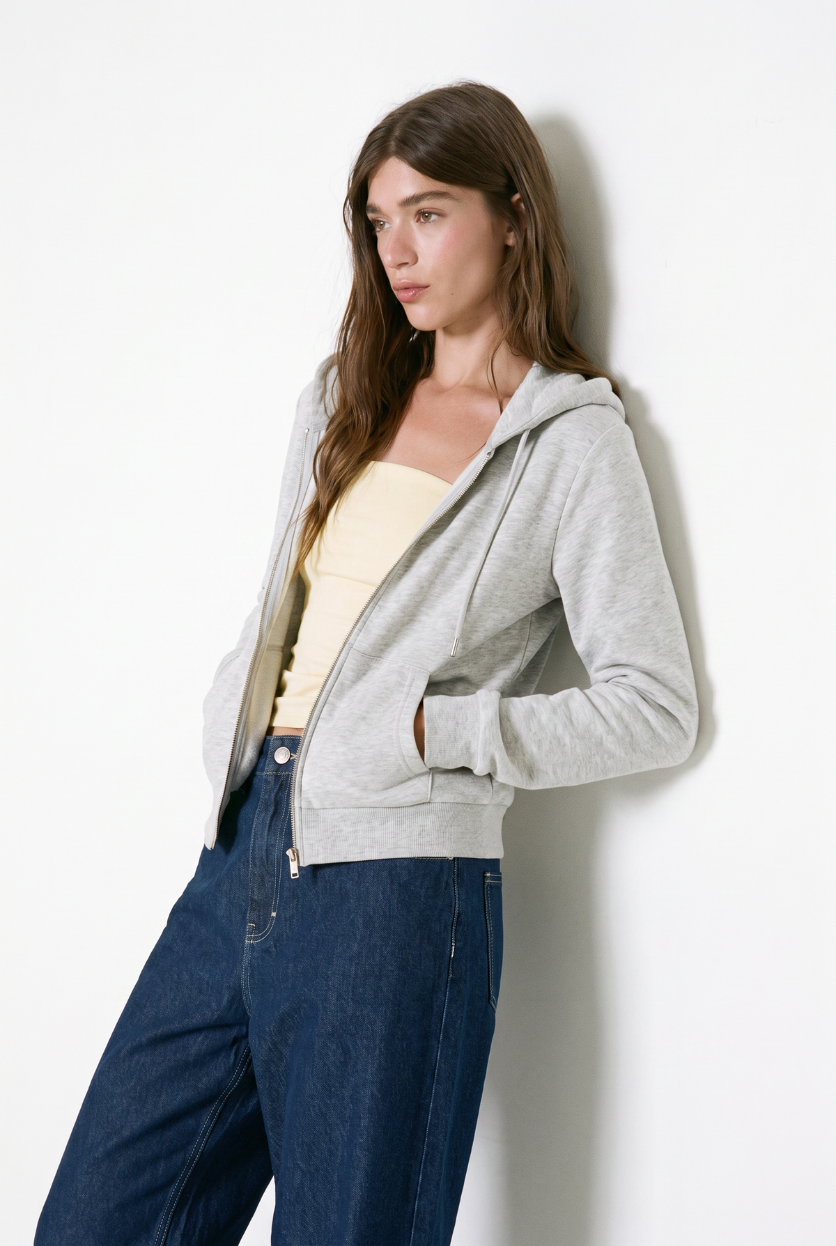 Zip-up sweatshirt