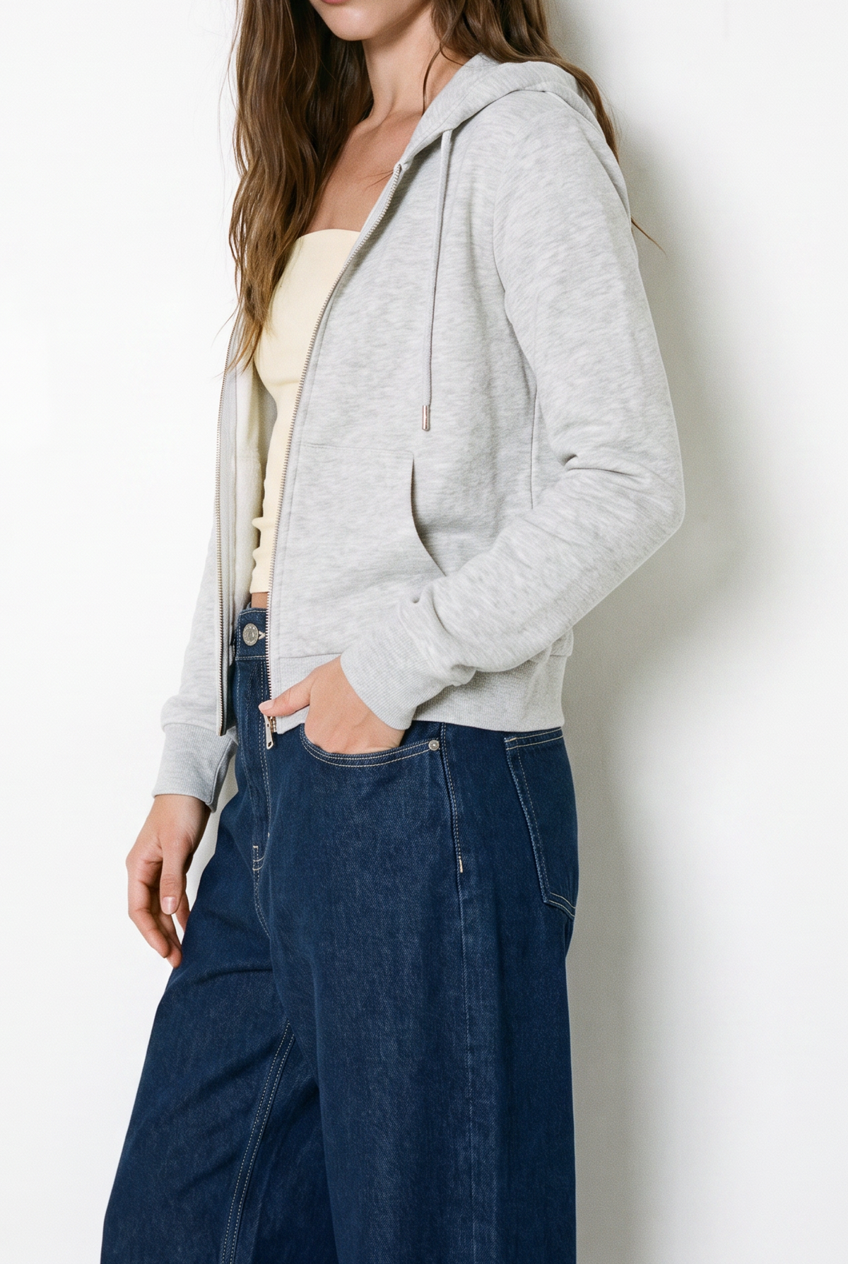 Zip-up sweatshirt