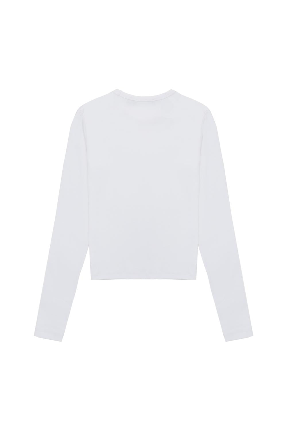 CAMISETA BÁSICA SLIM MANGA LARGA