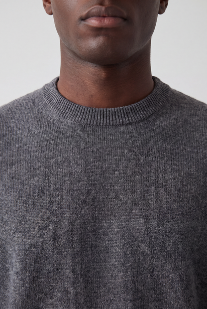 Camisola Gola Redonda - Smoked Pearl