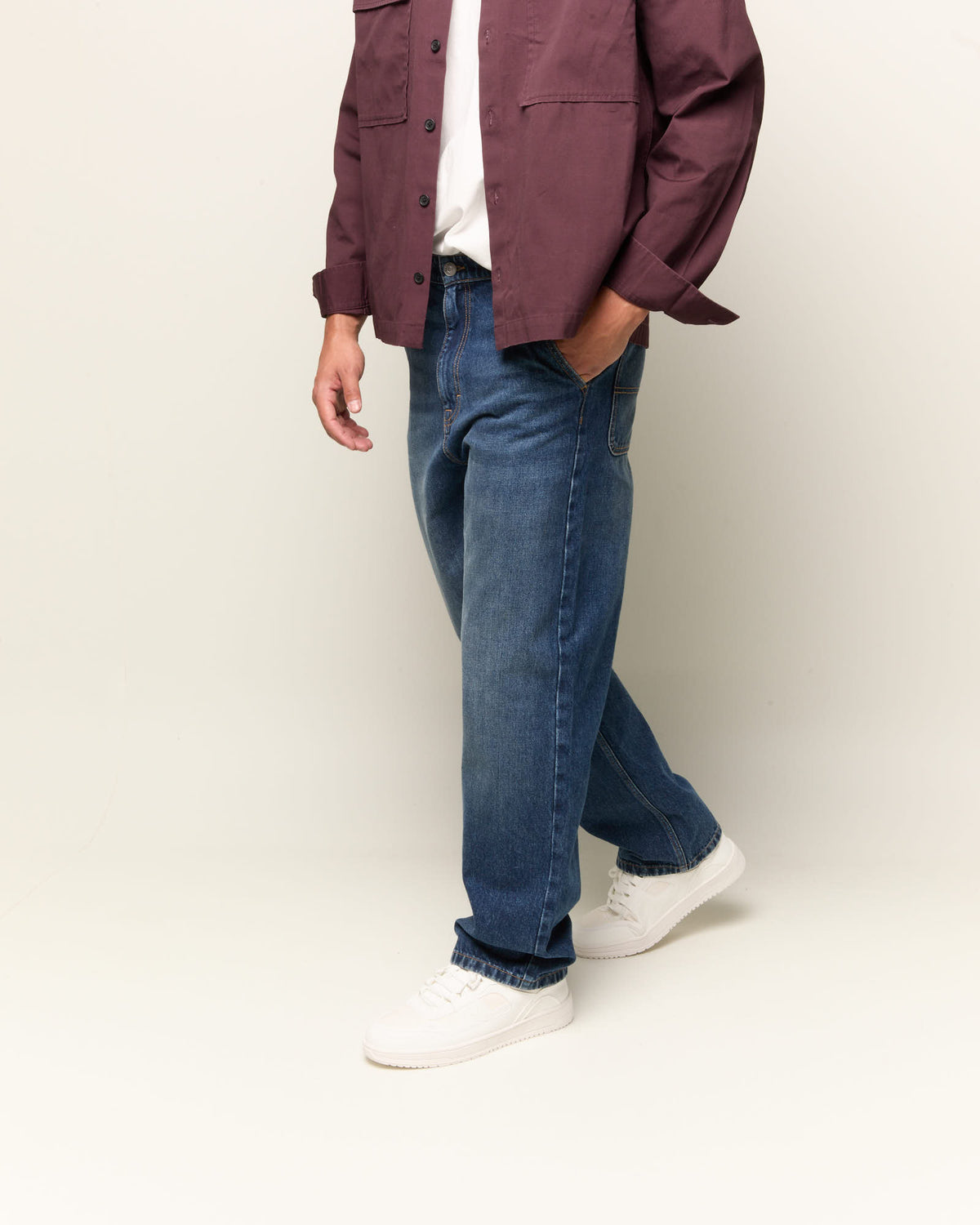 Overshirt Pockets - Eggplant