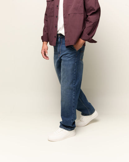 Overshirt Pockets - Eggplant