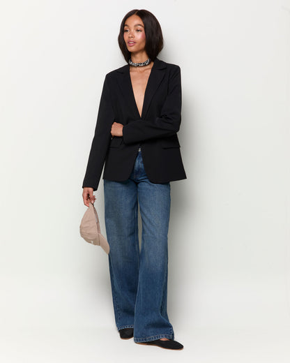Jeans wide leg low rise