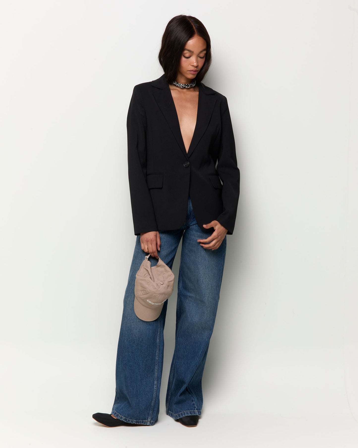 Jeans wide leg low rise
