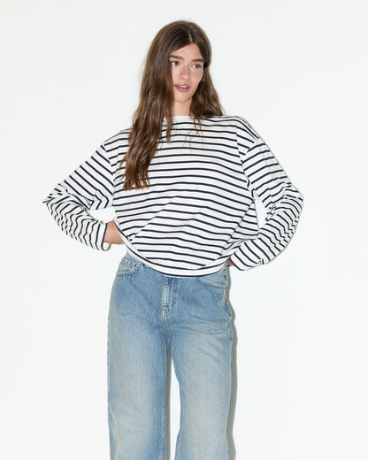 Jeans straight mid rise