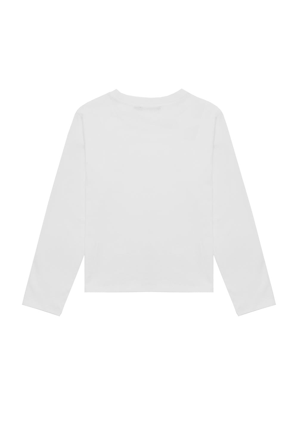 CAMISETA BÁSICA REGULAR MANGA LARGA ALGODÓN