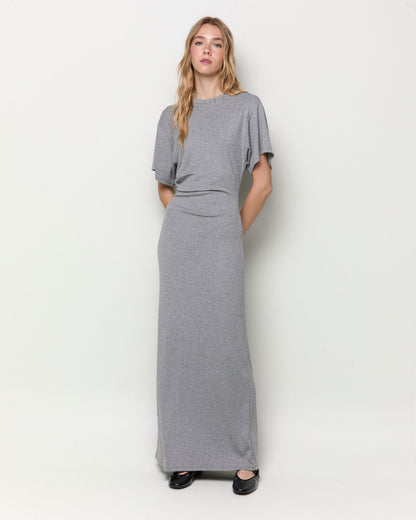Draped maxi dress