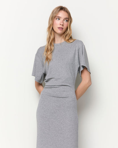 Draped maxi dress