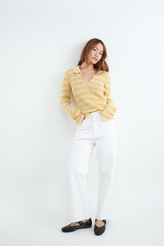 Polo neck jumper