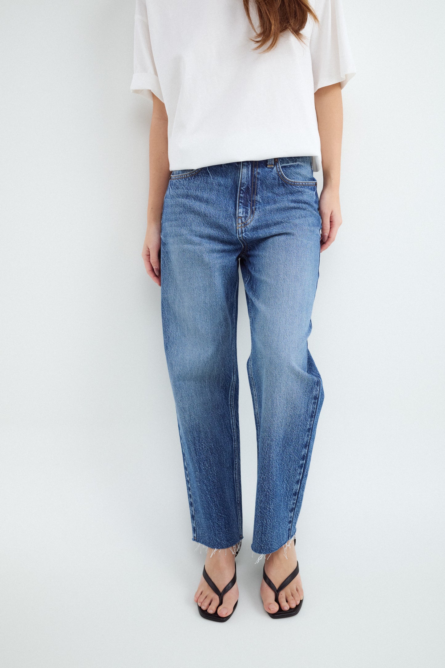 Straight Cropped Jeans